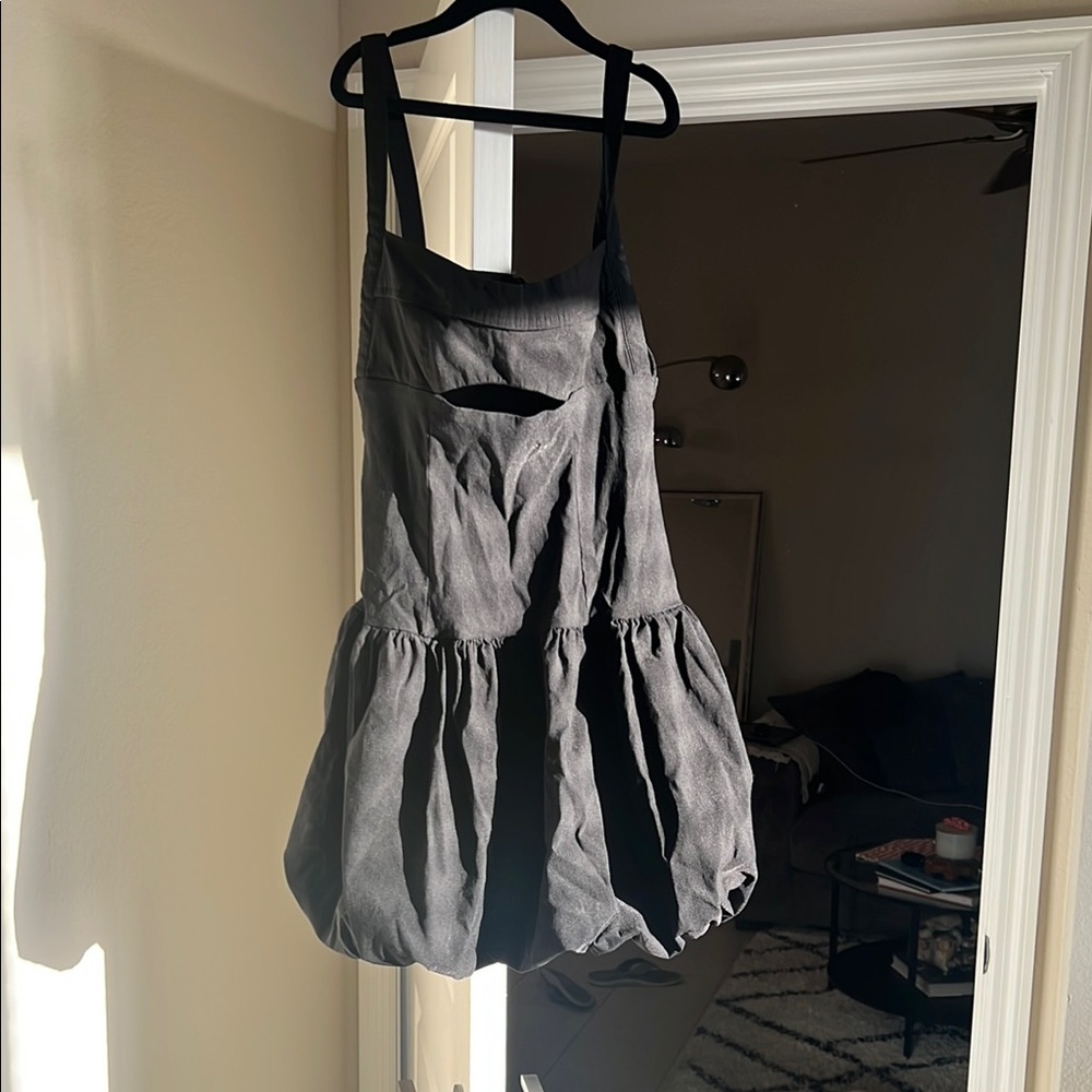 En Creme Black Sleeveless Scoop Neck Sundress
